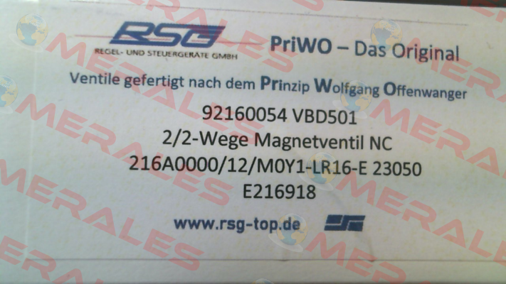 VBD 501 16mm OFFENWANGER