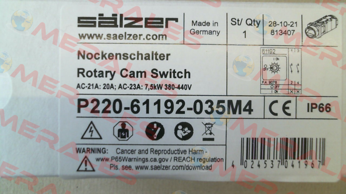 P220-61192-035M4 Salzer