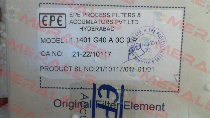 1.1401-G40-A-0C-0-P Epe