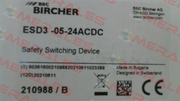 210988 / ESD3-05-24ACDC Bircher