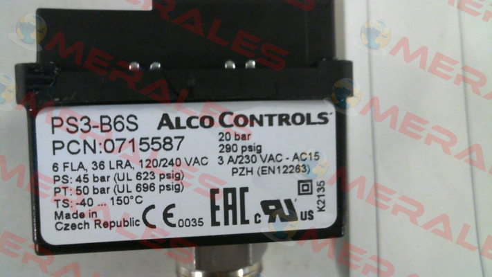 P/N: 13771, Type: PS3-CF5 Alco