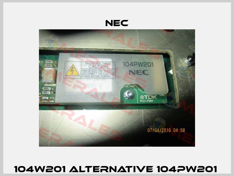 104W201 alternative 104PW201  Nec
