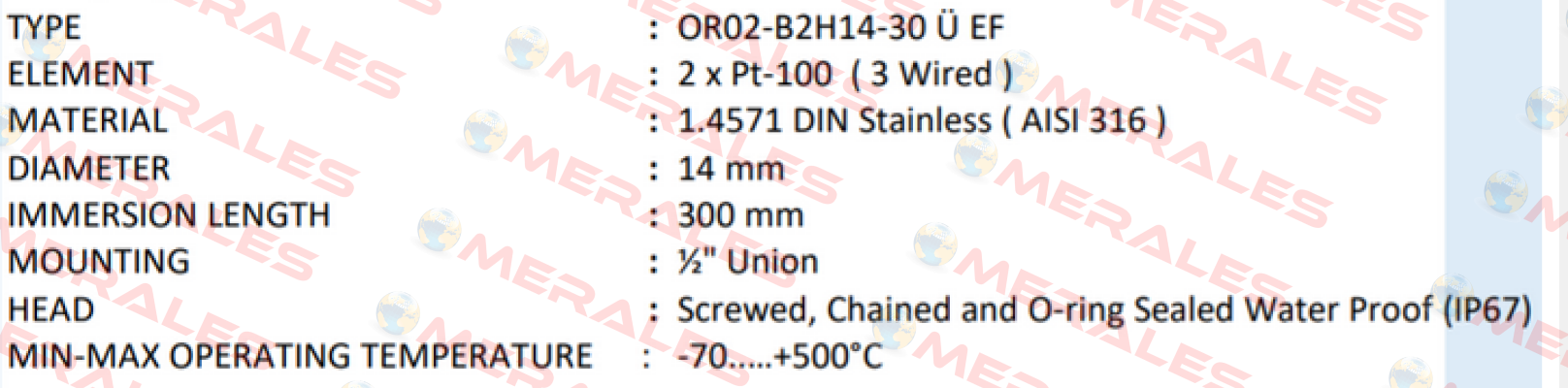 OR02-B2H14-30 Ü EF Ordel