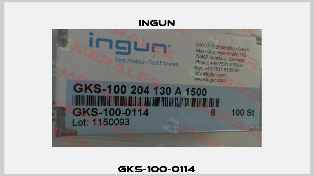 GKS-100-0114 Ingun