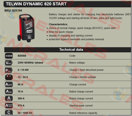 T829384 Telwin