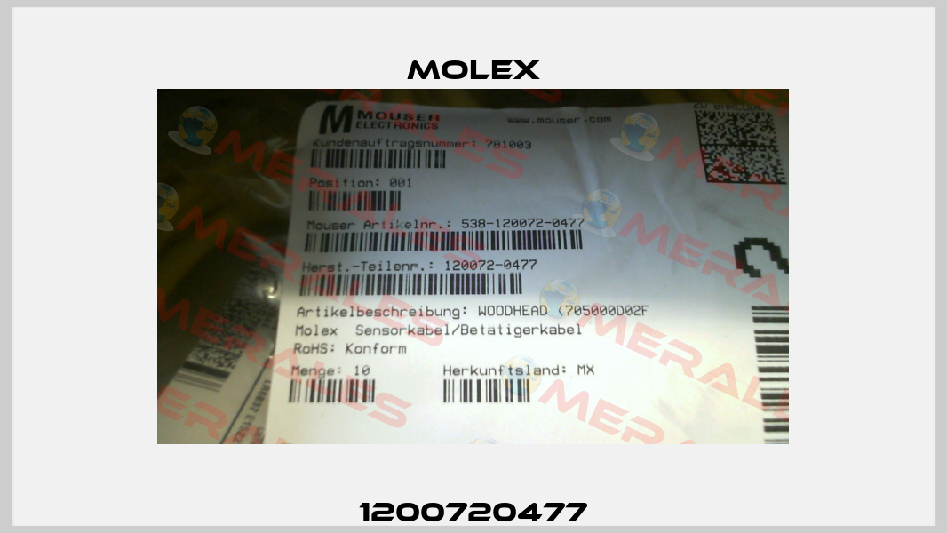 1200720477 Molex