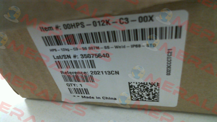 00HPS-012K-C3-00X Revere