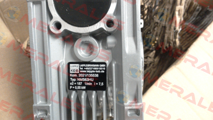 NMS63HU-7,5/1-80S/4-BR-SO-TB-FL-ST10 (MA80a4) LAIPPLE KEB