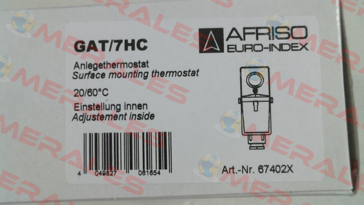 GAT/7HC 20/60°C / 67402X IMIT (Afriso)