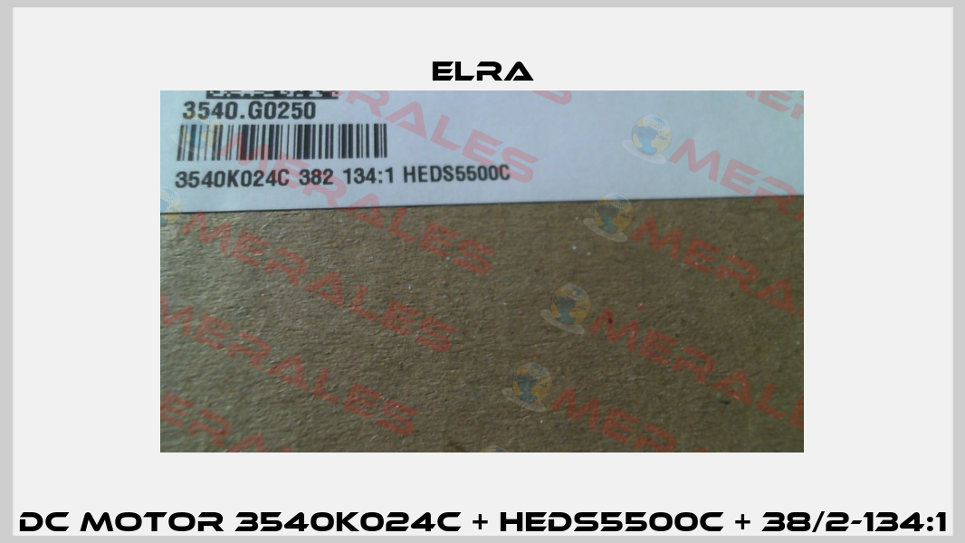 DC MOTOR 3540K024C + HEDS5500C + 38/2-134:1 Elra