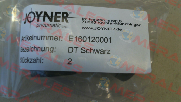 E160120001 Joyner Pneumatic