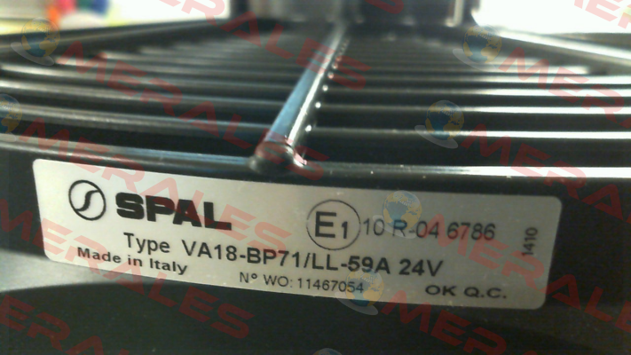VA18-BP71/LL-59A SPAL