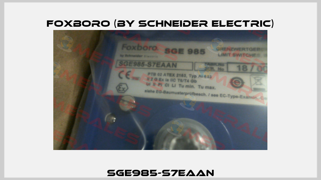 SGE985-S7EAAN Foxboro (by Schneider Electric)