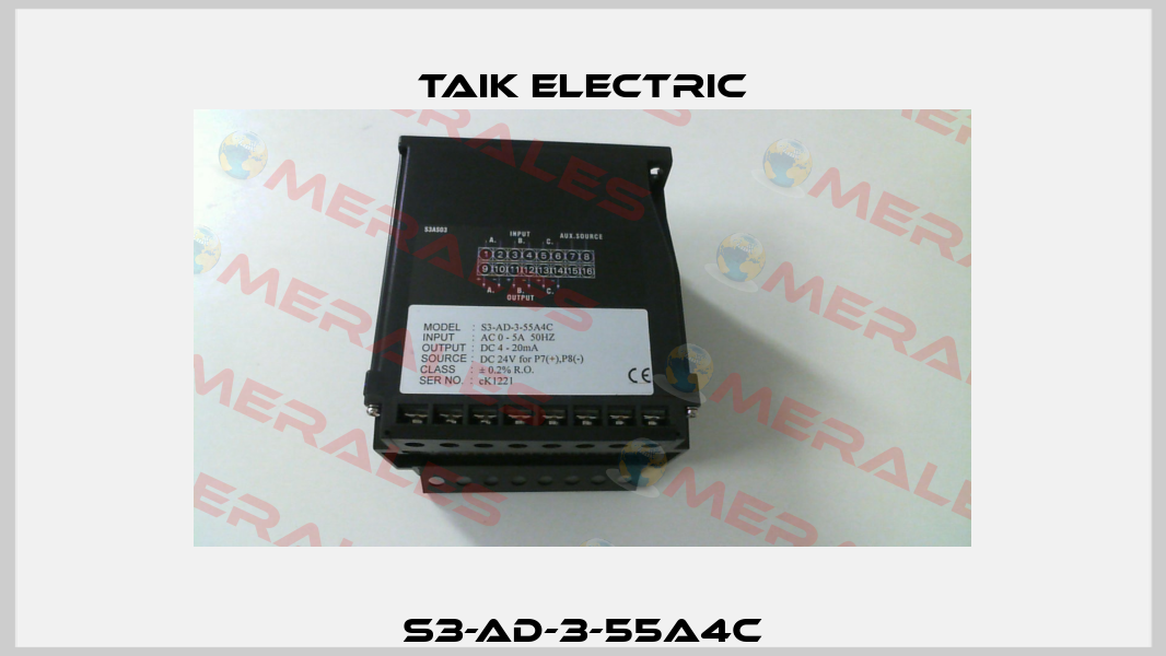 S3-AD-3-55A4C TAIK ELECTRIC
