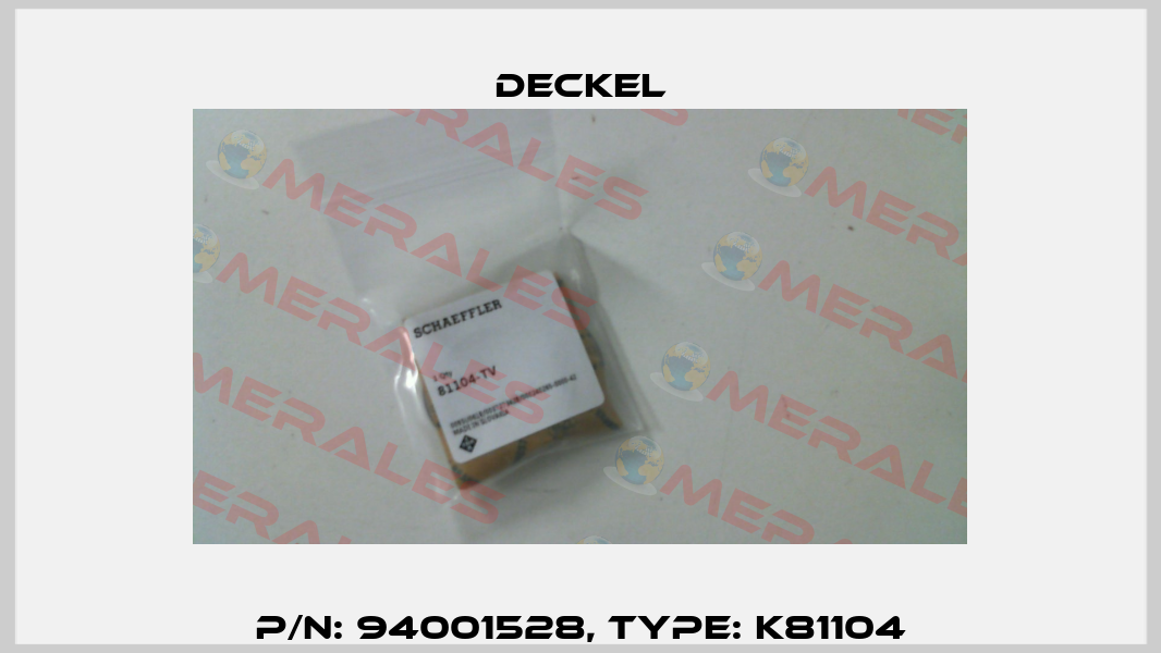 P/N: 94001528, Type: K81104 Deckel