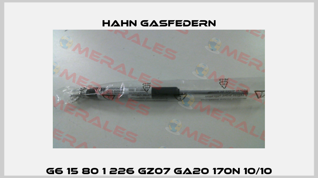 G6 15 80 1 226 GZ07 GA20 170N 10/10 Hahn Gasfedern