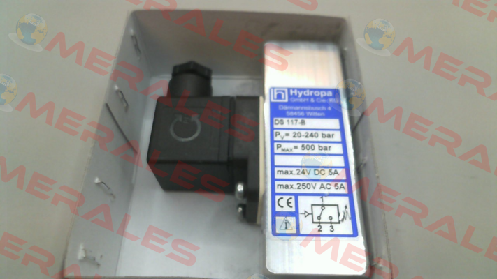 P/N: 117240B Type: DS-117-240/B Hydropa Hydrostar