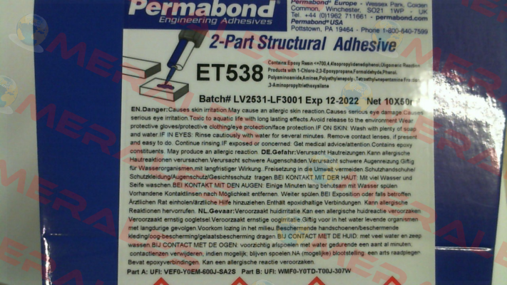 ET538 (50 ml) Permabond