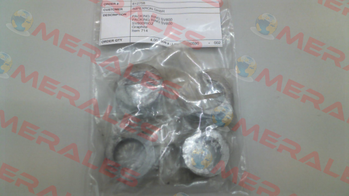 P/N: SV800RIGZ, Type: 714 STRAHMAN VALVES