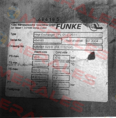 TPL01-L-26-11 Funke