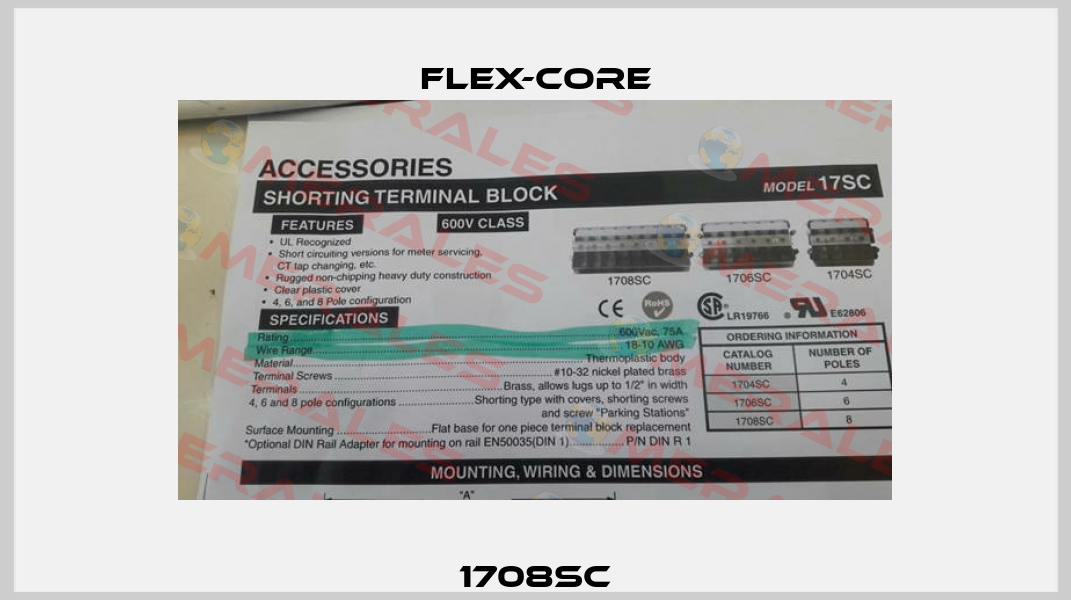 1708SC Flex-Core