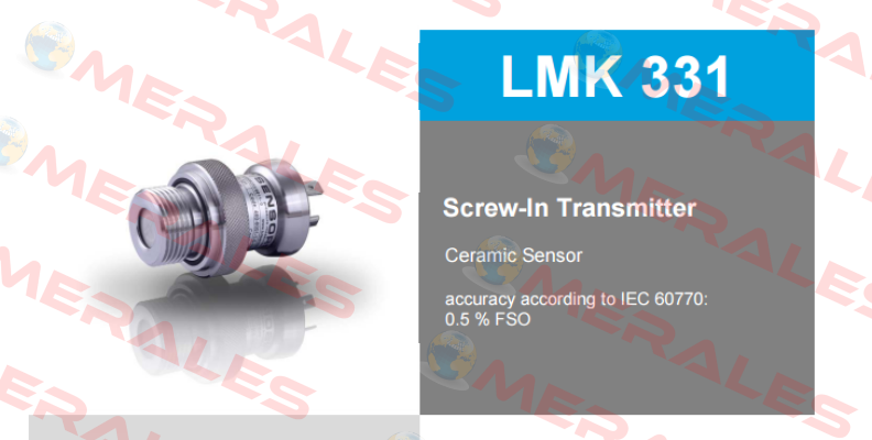 LMK331  Bd Sensors