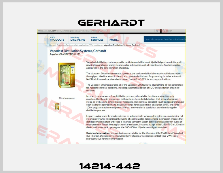14214-442  Gerhardt