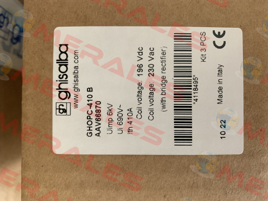 4118495 GHOPC-410B Ghisalba