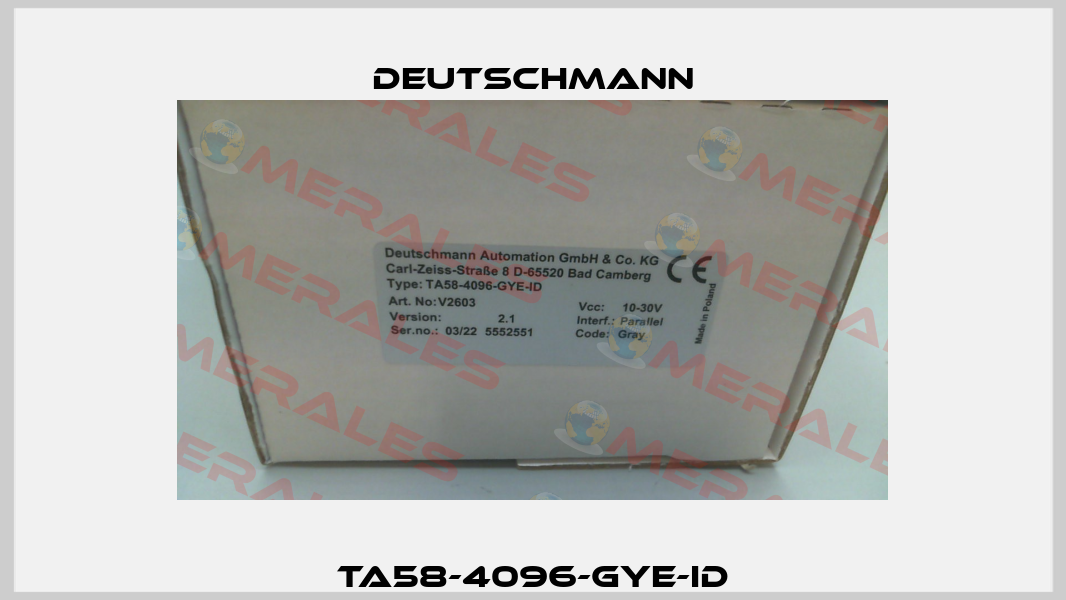 TA58-4096-GYE-ID Deutschmann