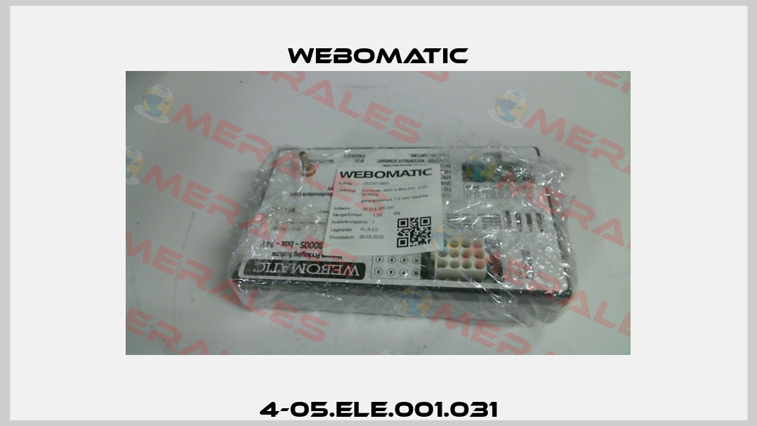 4-05.ELE.001.031 Webomatic
