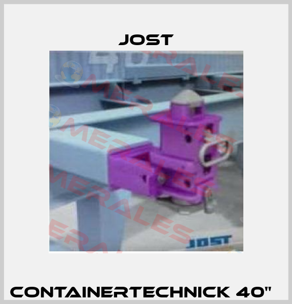 containertechnick 40"   Jost