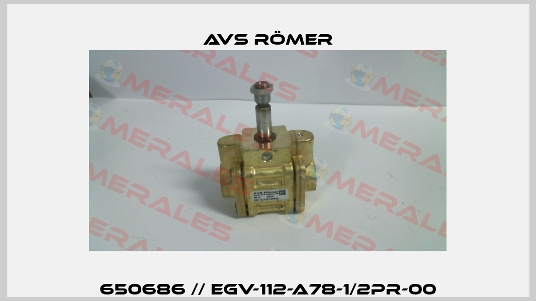 650686 // EGV-112-A78-1/2PR-00 Avs Römer
