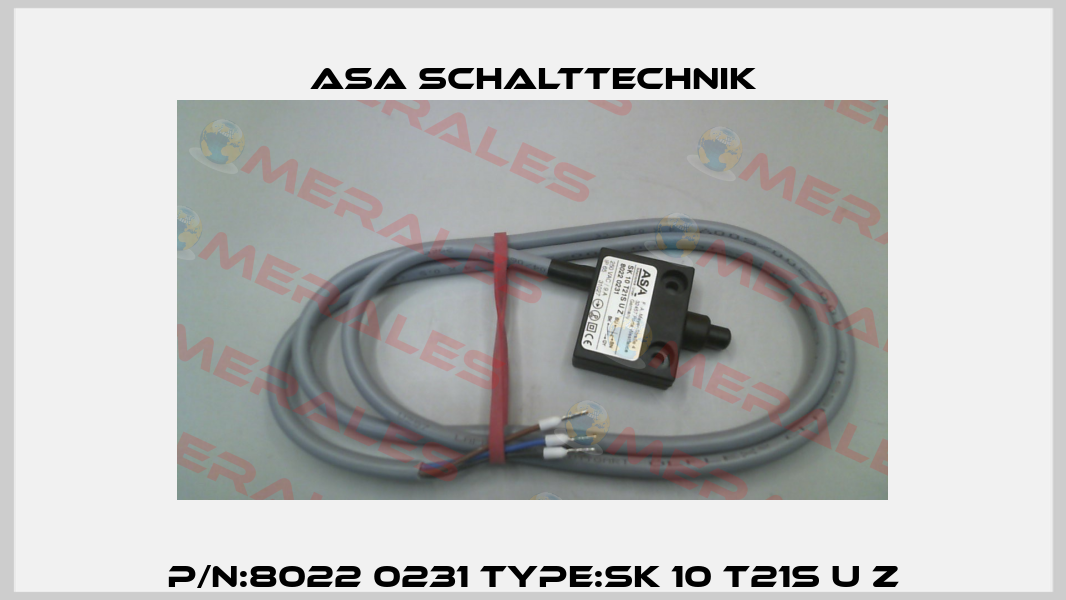 P/N:8022 0231 Type:SK 10 T21S U Z ASA Schalttechnik
