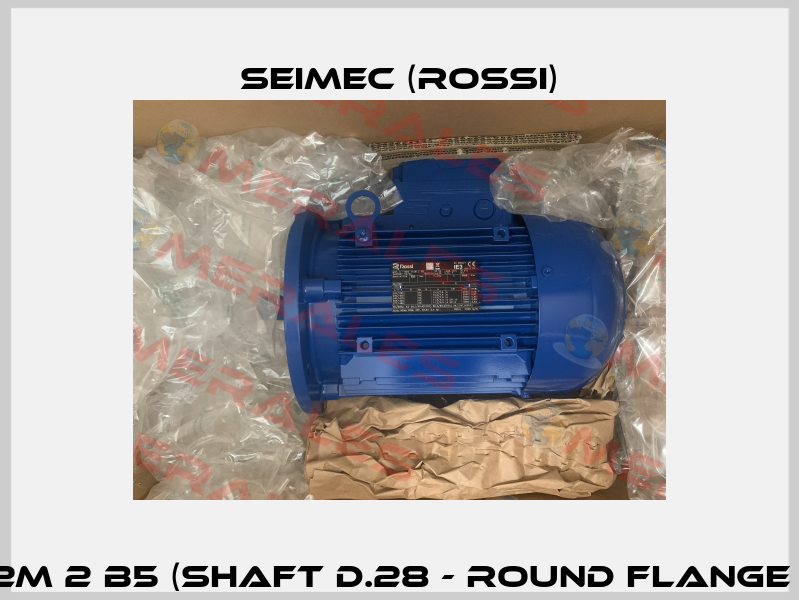 HB3 112M 2 B5 (shaft D.28 - round flange D.250) Seimec (Rossi)