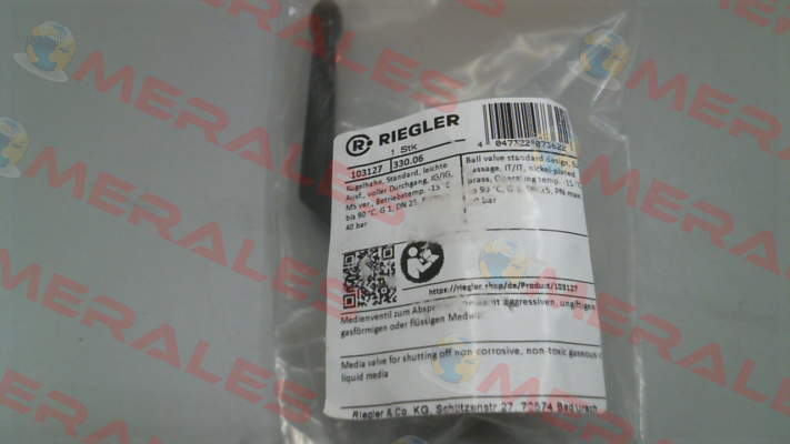 P/N: 103127, Type: 330.06 Riegler