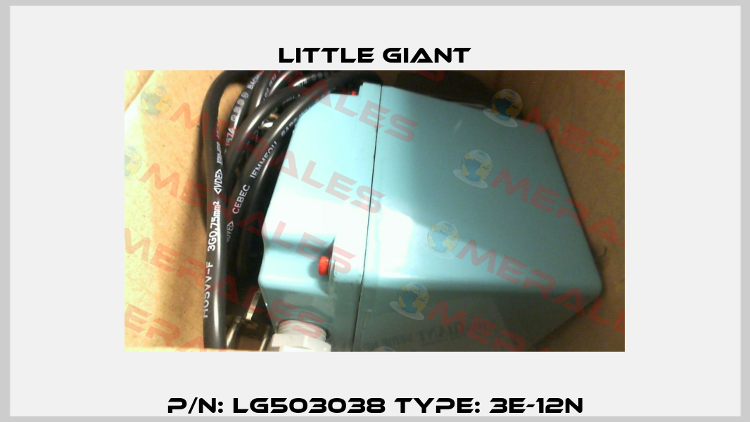 p/n: LG503038 type: 3E-12N Little Giant