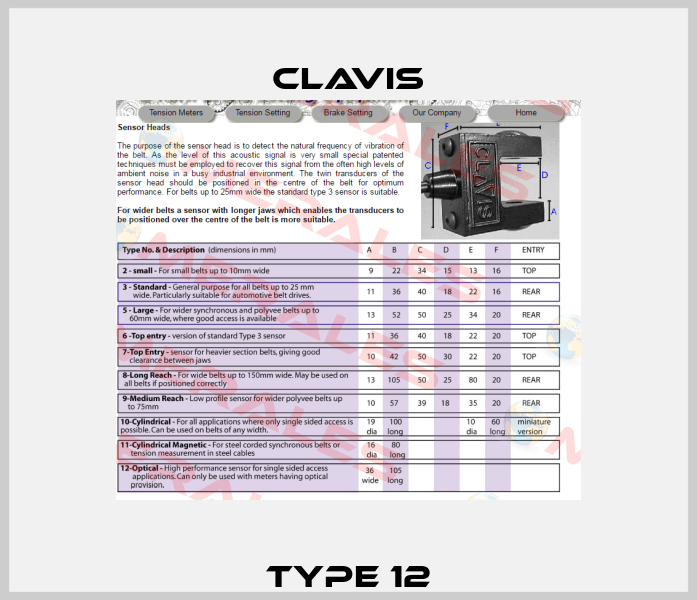 Type 12 Clavis