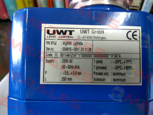 RN 3002  (В011АА1Z1А)  Uwt