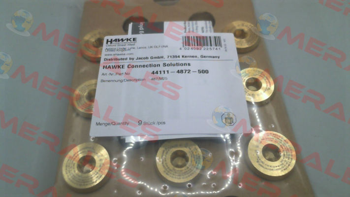 44111-3872-500 / 387/M25 (44111-4872-500) Hawke