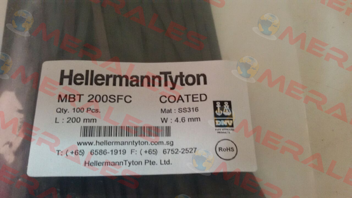 MBT 200SFC Coated  Hellermann Tyton