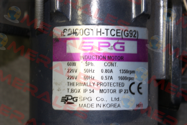 S9I60GTH-TCE(G92) Spg Motor