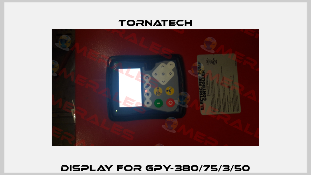 Display For GPY-380/75/3/50 TornaTech