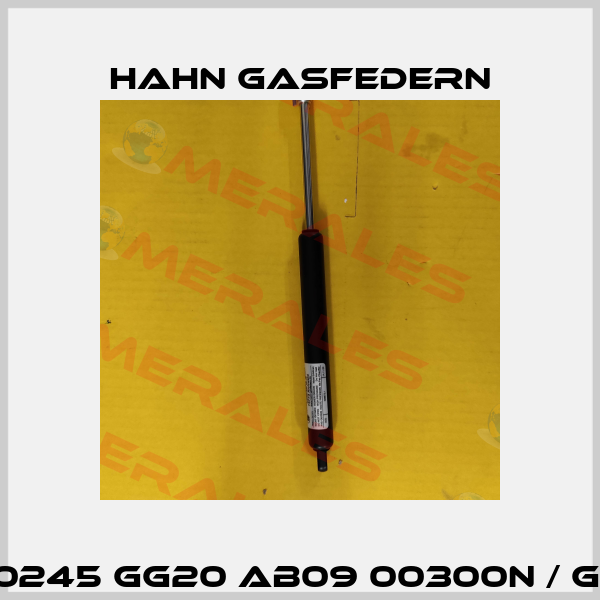 G 06 15 0080 1 0245 GG20 AB09 00300N / G06-15ST-24320 Hahn Gasfedern