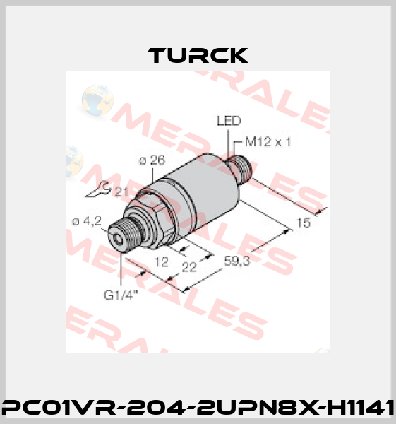 PC01VR-204-2UPN8X-H1141 Turck