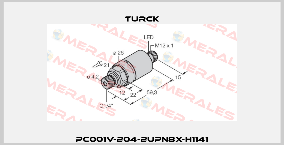 PC001V-204-2UPN8X-H1141 Turck