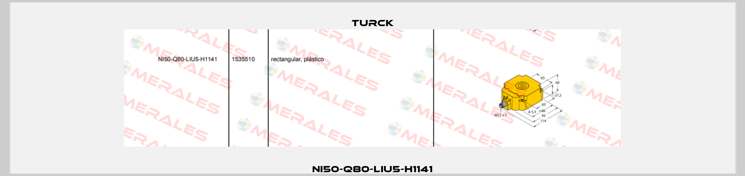 NI50-Q80-LIU5-H1141 Turck