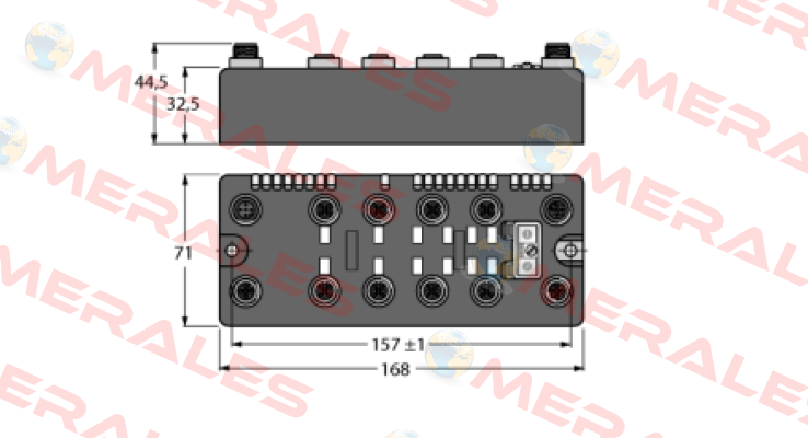 BLCDP-8M12LT-8DI-PD-4DO-2A-P Turck