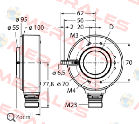 RI-42H25S4-2B2048-12M23 Turck
