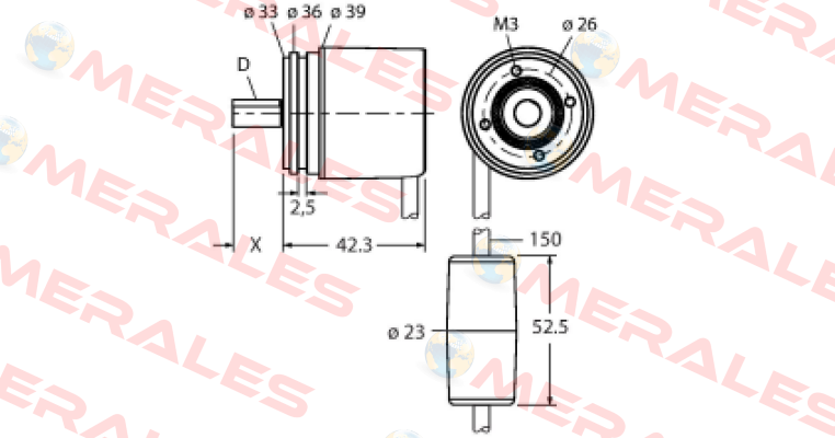 RM-46S8S-3C24B-CT 1M Turck