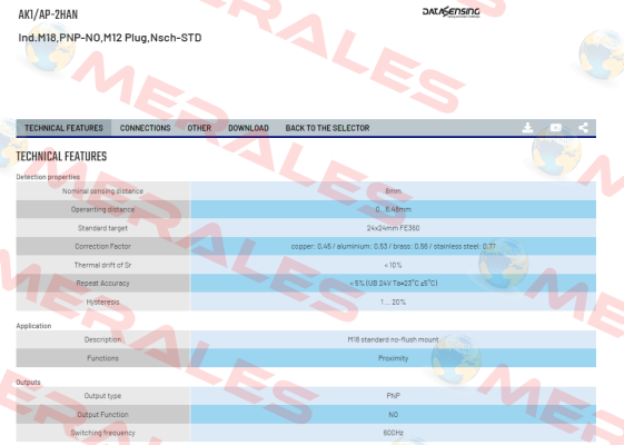 AK1/AP-2HAN Micro Detectors / Diell (now Datasensing)